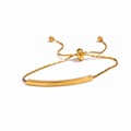Pulsera Minimalista Bañada en Oro 18K