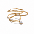 Collar Brillante con Circonitas Bañado en Oro 18K — Elegancia Premium