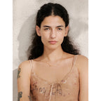 Collar de Concha Doble Cara Bañado en Oro — Elegancia Minimalista
