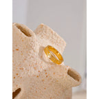 Anillo Sol Minimalista Bañado en Oro 18K