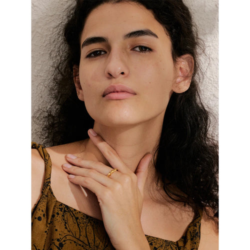 Anillo Minimalista Bañado en Oro 18K