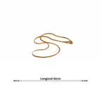Collar Bañado en Oro 18K — Elegancia Minimalista