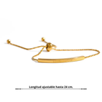 Pulsera Minimalista Bañada en Oro 18K