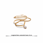 Collar Brillante con Circonitas Bañado en Oro 18K — Elegancia Premium